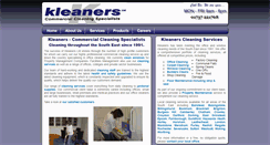 Desktop Screenshot of kleaners.net