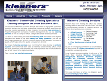 Tablet Screenshot of kleaners.net